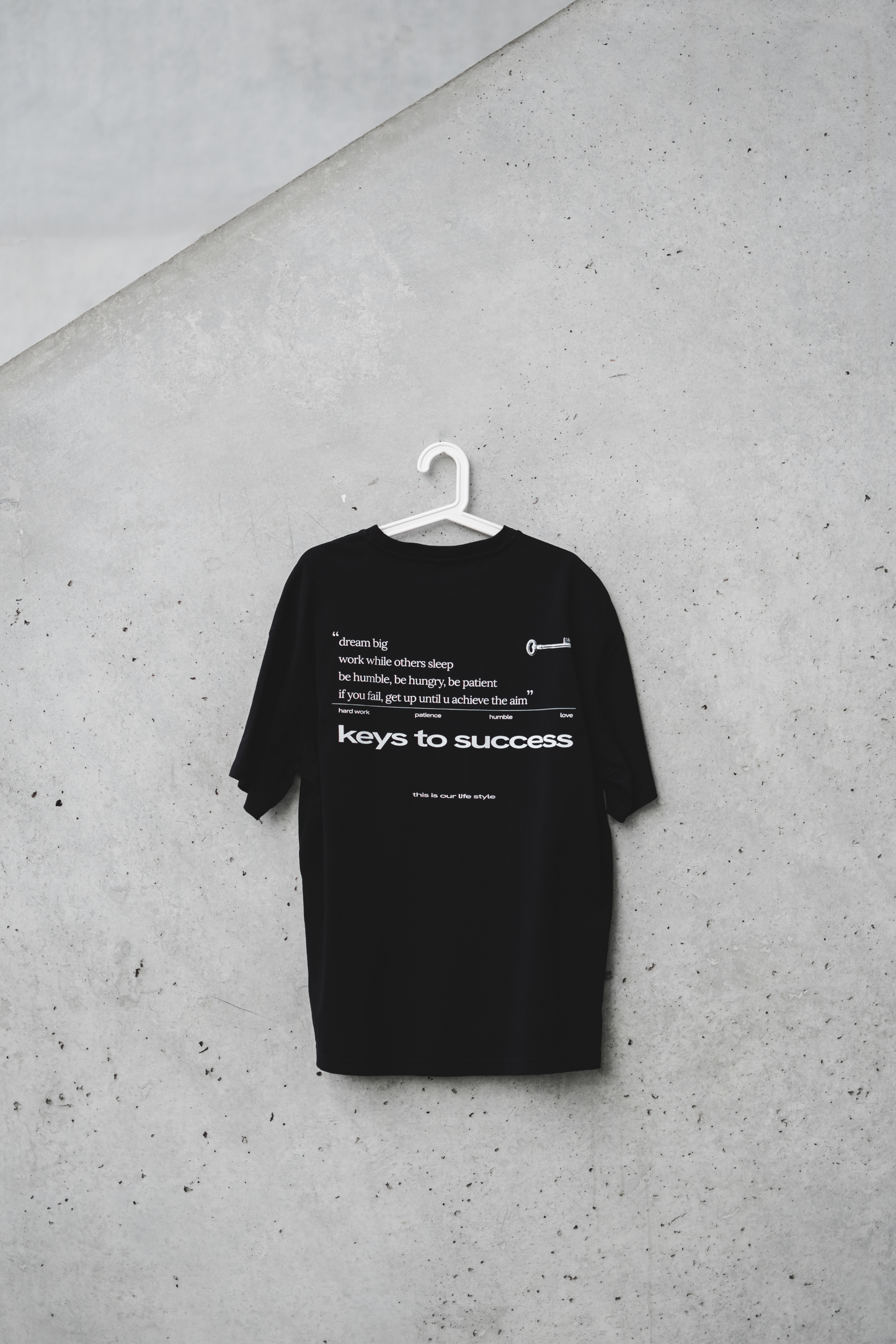 Keys to Success Oversize T-Shirt