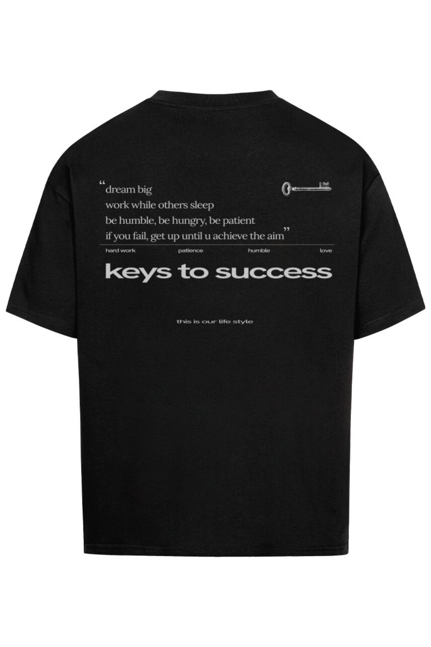 Keys to Success Oversize T-Shirt